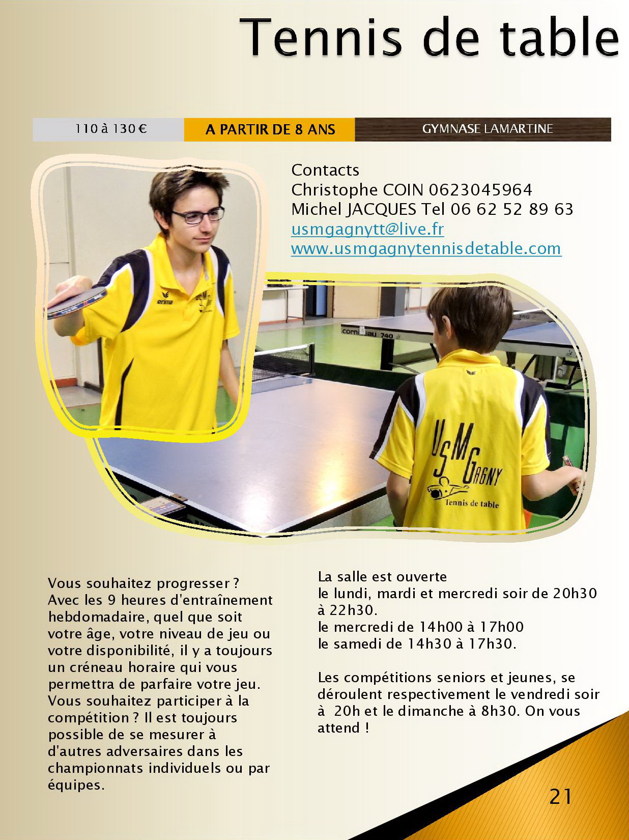Tennis de table page 21